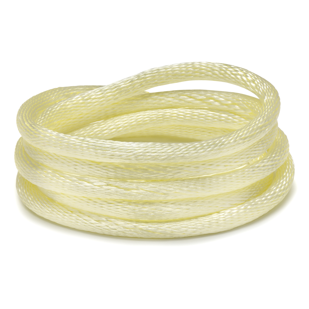 Cordões de cetim-Cor_ Amarelo claro 163 Rolo
