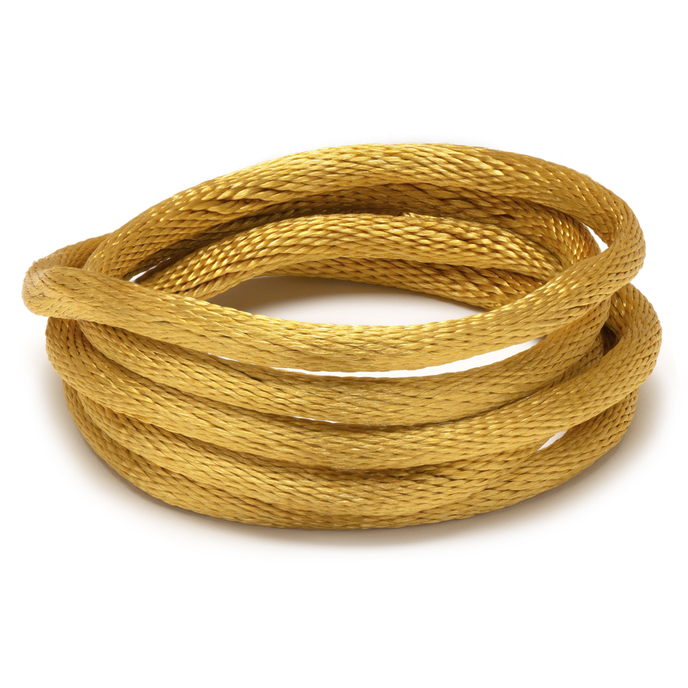 Cordões de cetim-Cor_ Dourado 054 Rolo