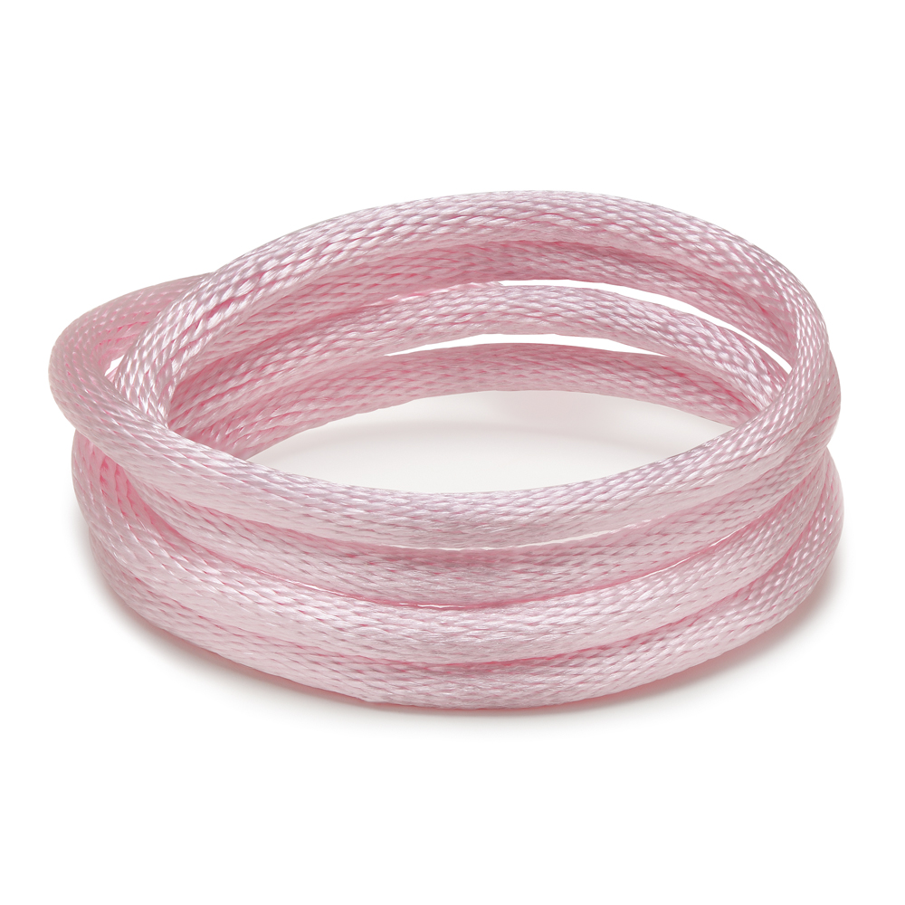 Cordões de cetim-Cor_ Rosa Claro 157 Rolo