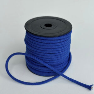 Cordão de Algodão Trançado 5mm Rolo 30mt