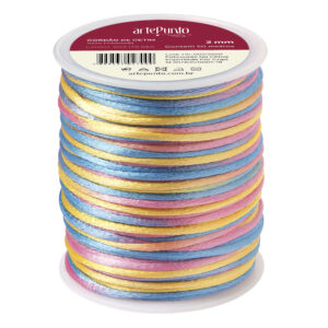 Cordão de Cetim Multicolor - 50m